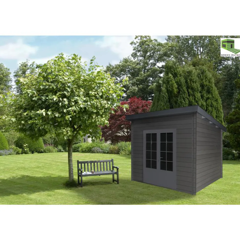 Abri de jardin composite Royan 10 m² (surface utile : 7,5m²)