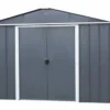 Abri de jardin métal, sans plancher, anthracite - TRIGANO JARDIN Yardmaster - 5.11m²
