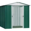 Abri de jardin métal sans plancher, vert sapin, TRIGANO JARDIN Yardmaster, 2.77 m²