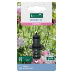 Accoupleur botanic® noir avec embouts automatiques