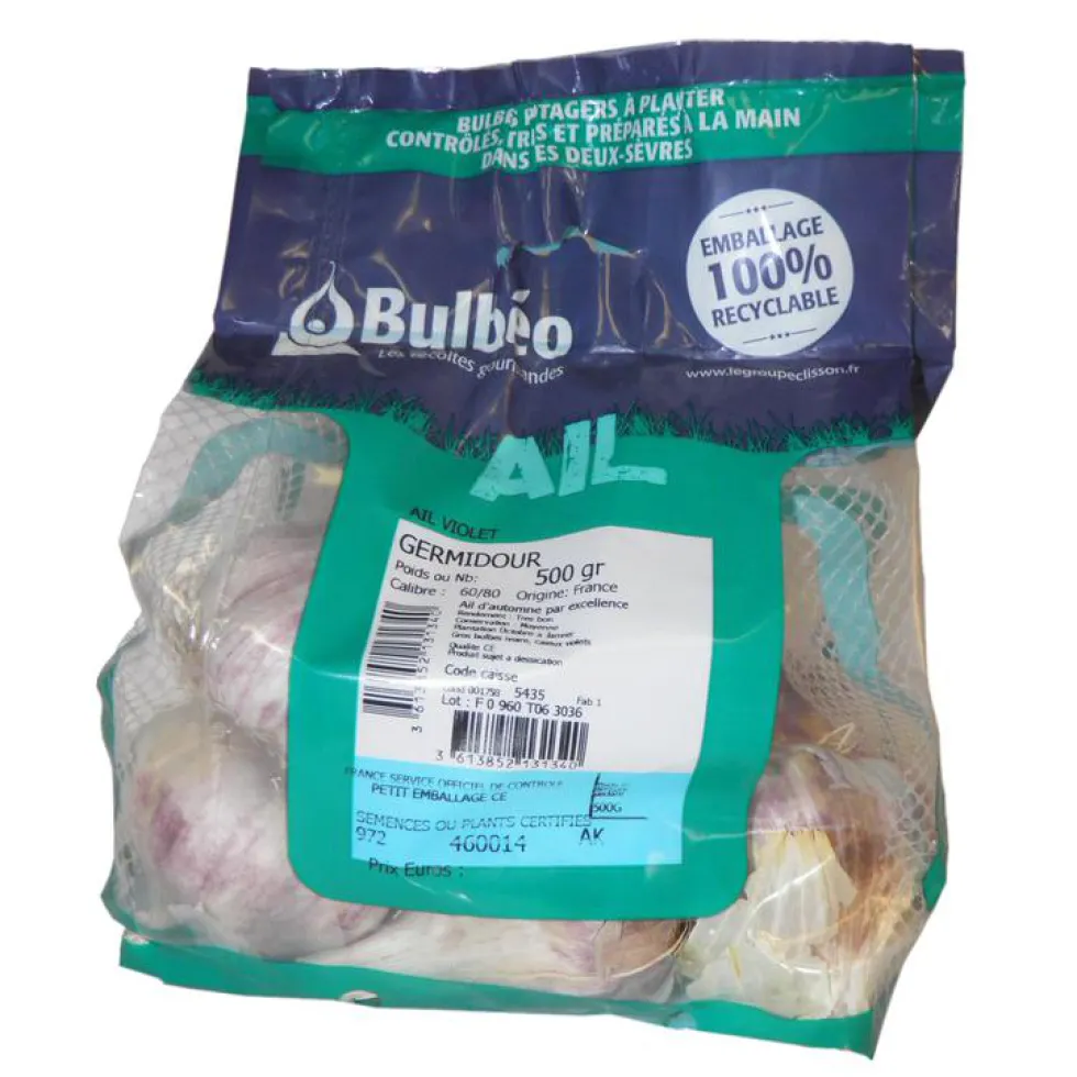 Ail violet germidour filet de 500 g calibre 60+