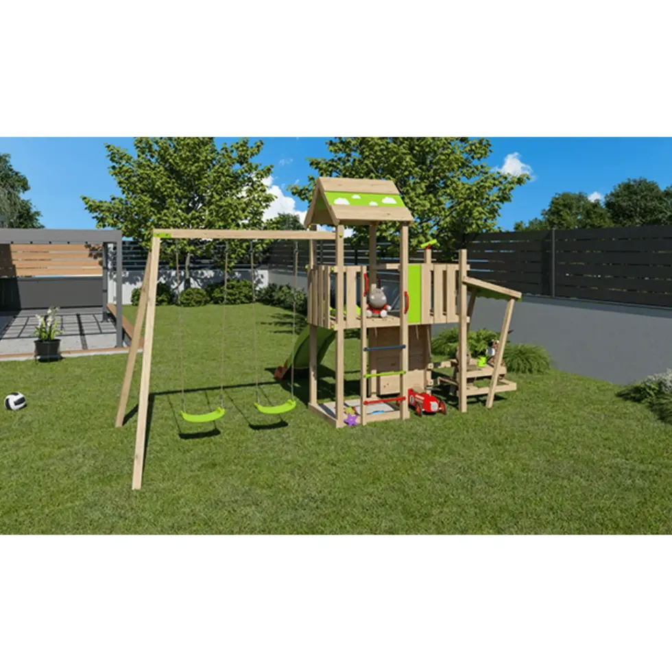 Aire de jeux Aléo by Trigano en bois Zesty Xpression - H 2,20 m