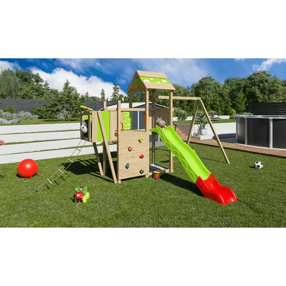 Aire de jeux Aléo by Trigano en bois Strarry Xpression - H 2,20 m