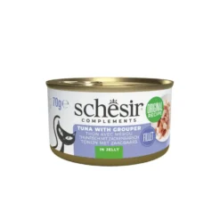 Alimentation humide en gelée pour chat thon mérou Schesir - 70 g