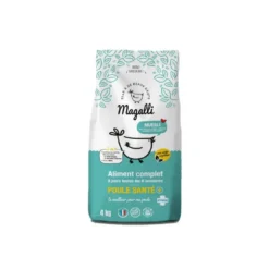 Aliment complet pour poule pondeuse Santé Plus en sac bleu de 4 kg