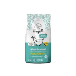Aliment complet pour poule pondeuse Santé Plus en sac bleu de 4 kg