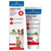 Aliment complémentaire pour chien et chat en pâte Francodex Vers O Net - tube de 70 g