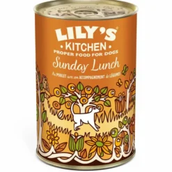 Aliment humide pour chien au poulet et aux légumes Lily’s Kitchen - 400 g