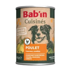Aliment humide pour chien Bab’in Terrine poulet - 400 g