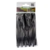 Ancres bord noir en polypropylène recyclé Nature Outside Living 19,5 cm – Les 10 pièces