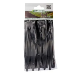 Ancres bord noir en polypropylène recyclé Nature Outside Living 19,5 cm – Les 10 pièces