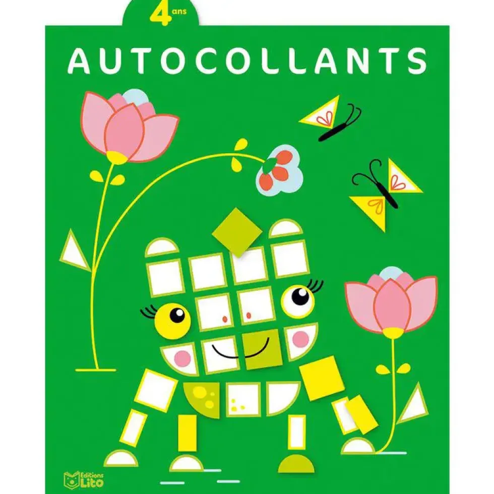 4 ans La Grenouille Autocollants Mosaïques 4 ans Éditions Lito