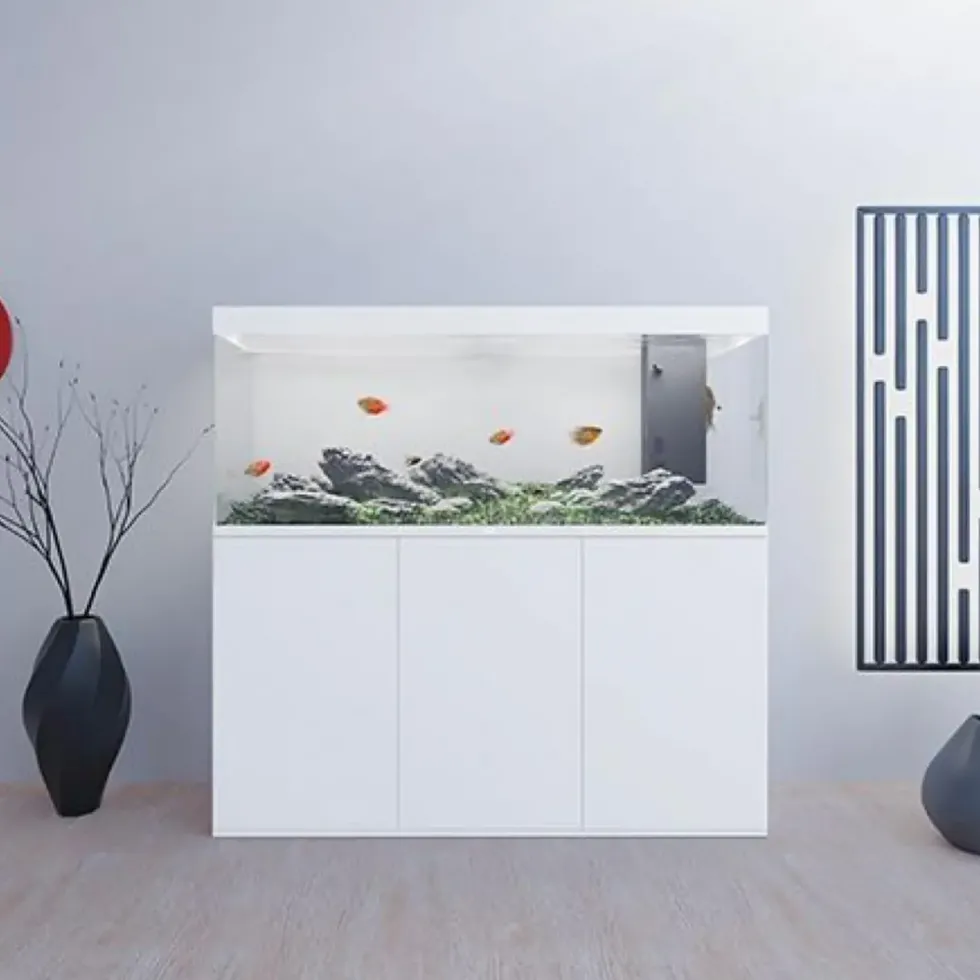 Aquarium meuble blanc CIANO Emotions Pro 150 - dimensions 150cm
