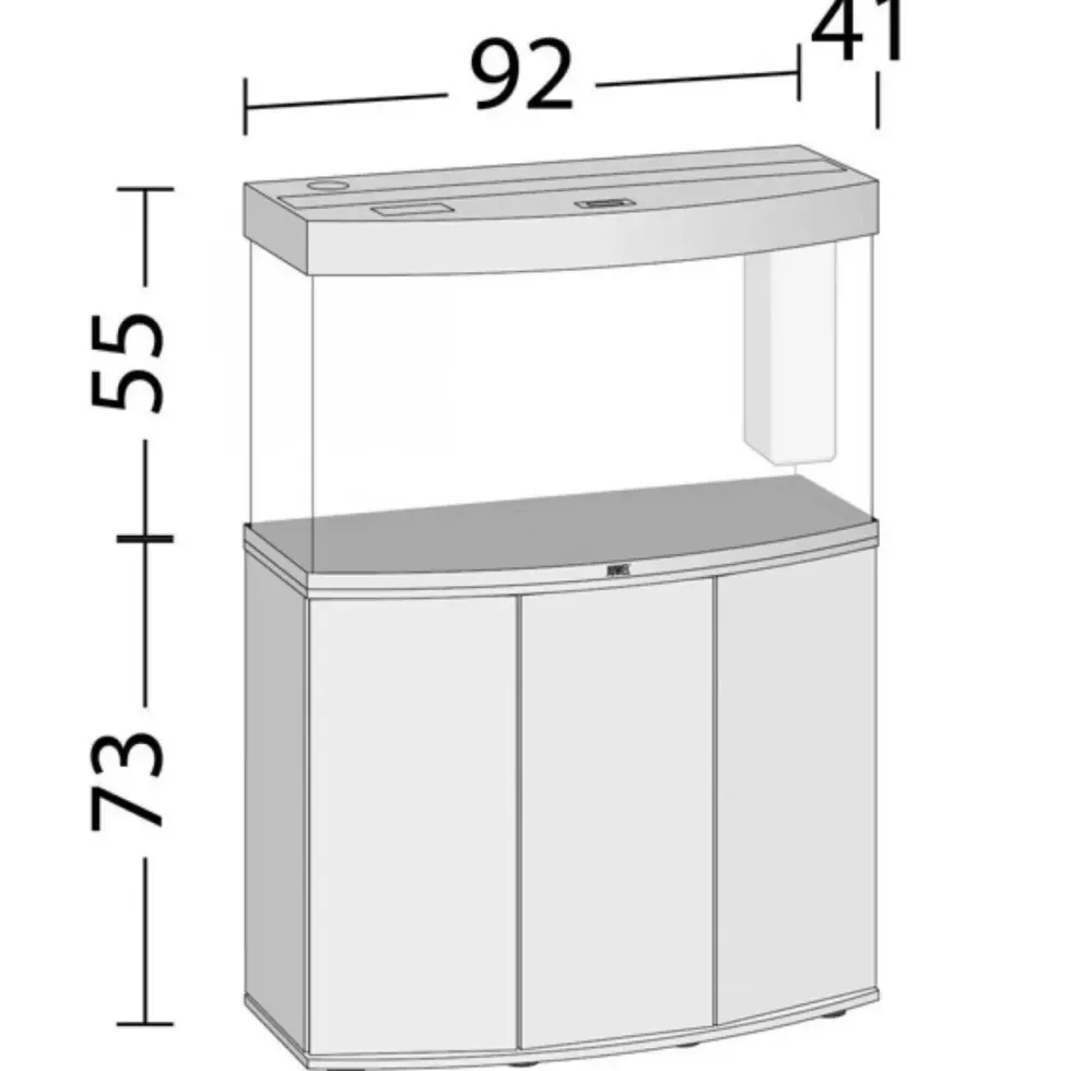 Aquarium équipé en chêne clair JUWEL AQUARIUM vision 180 - 180L