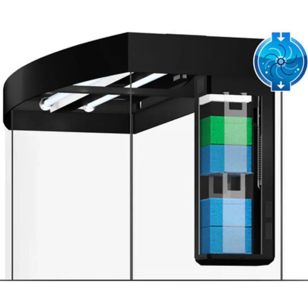 Aquarium équipé en chêne clair JUWEL AQUARIUM vision 180 - 180L