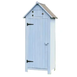 Armoire cabine de rangement 3 étagères livrée