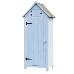 Armoire cabine de rangement 3 étagères livrée