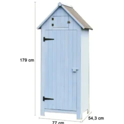Armoire cabine de rangement 3 étagères livrée