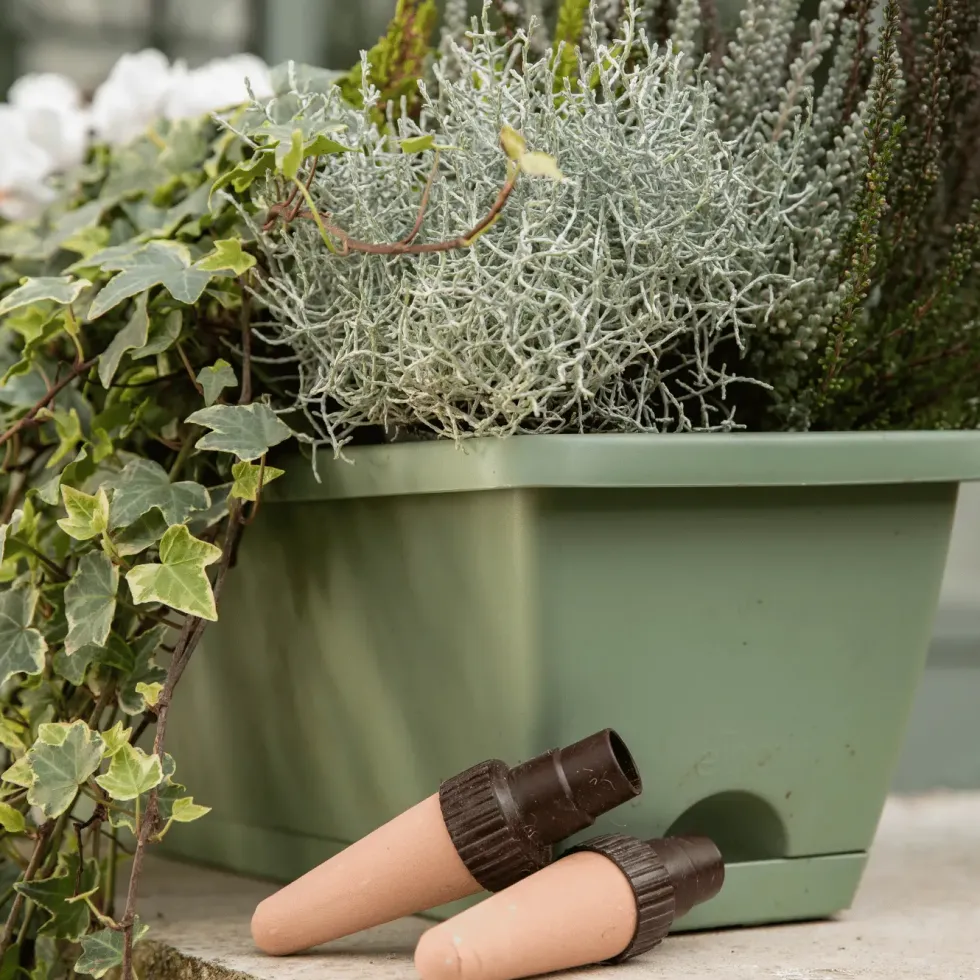 2 Arroseurs autonomes pour réserve d'eau botanic® - Idéal pots Ø 15 à 25 cm