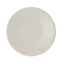Assiette à dessert Vesuvio blanche en grès Ø 20,5 cm