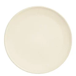 Assiette en grès crème Nika - Ø 27 cm