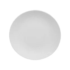 Assiette plate en grès blanche Ayra - Ø 27 cm