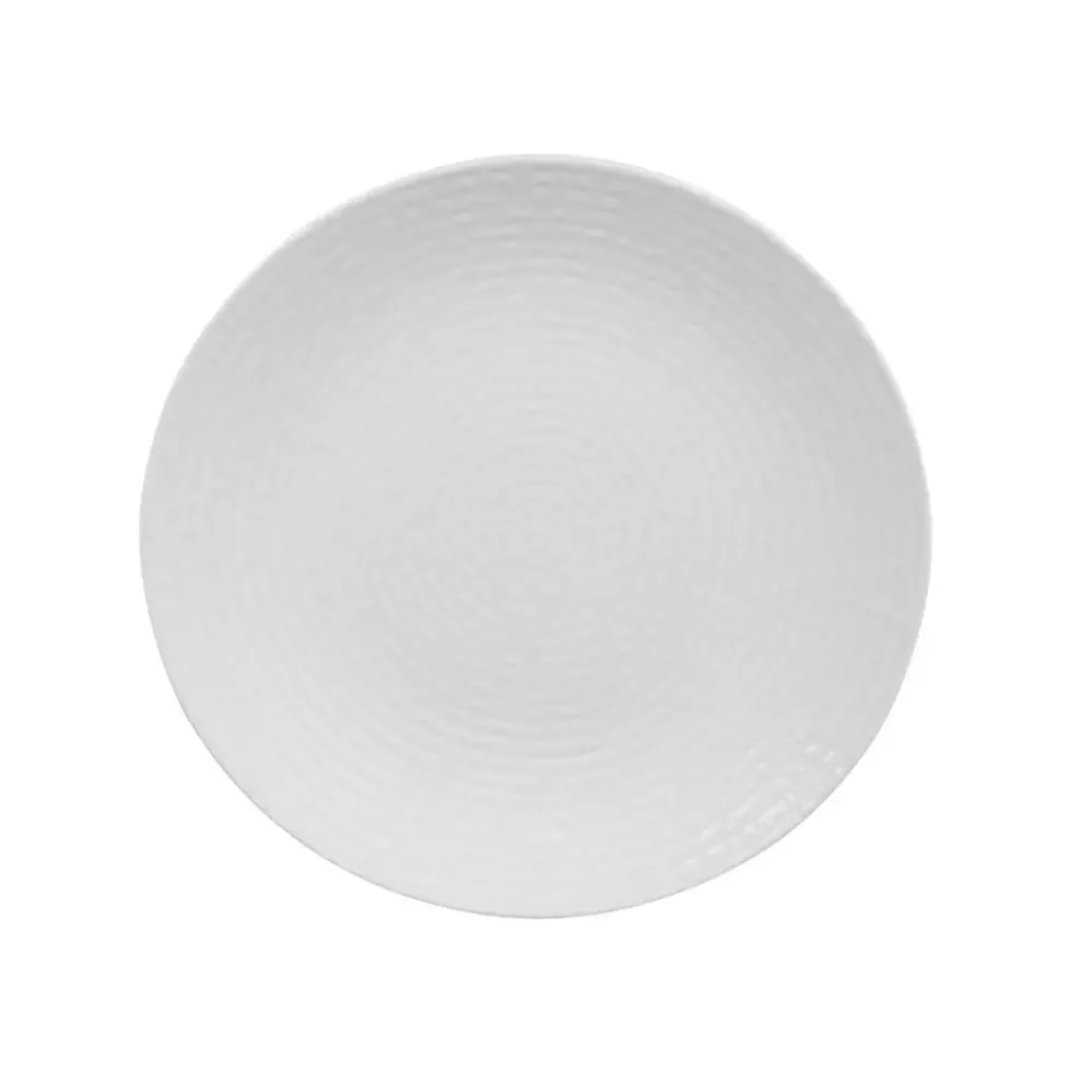 Assiette plate en grès blanche Ayra - Ø 27 cm