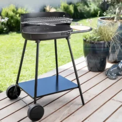 Barbecue charbon en acier avec cuve en fonte Somagic Mini Chef 1 - 55,5 x 84 x 89 cm