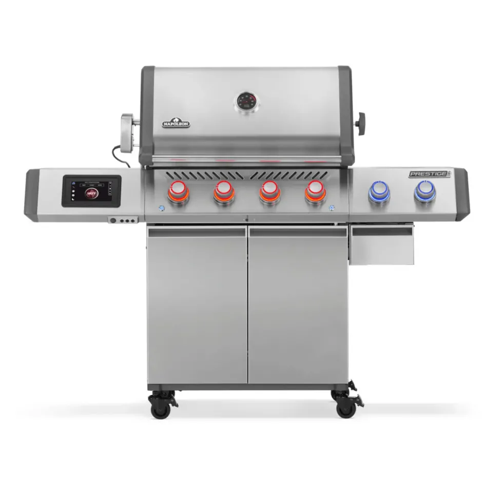 Barbecue gaz inox Napoléon Prestige Pro 500 4 brûleurs - 166 x 66 x 129,5 cm