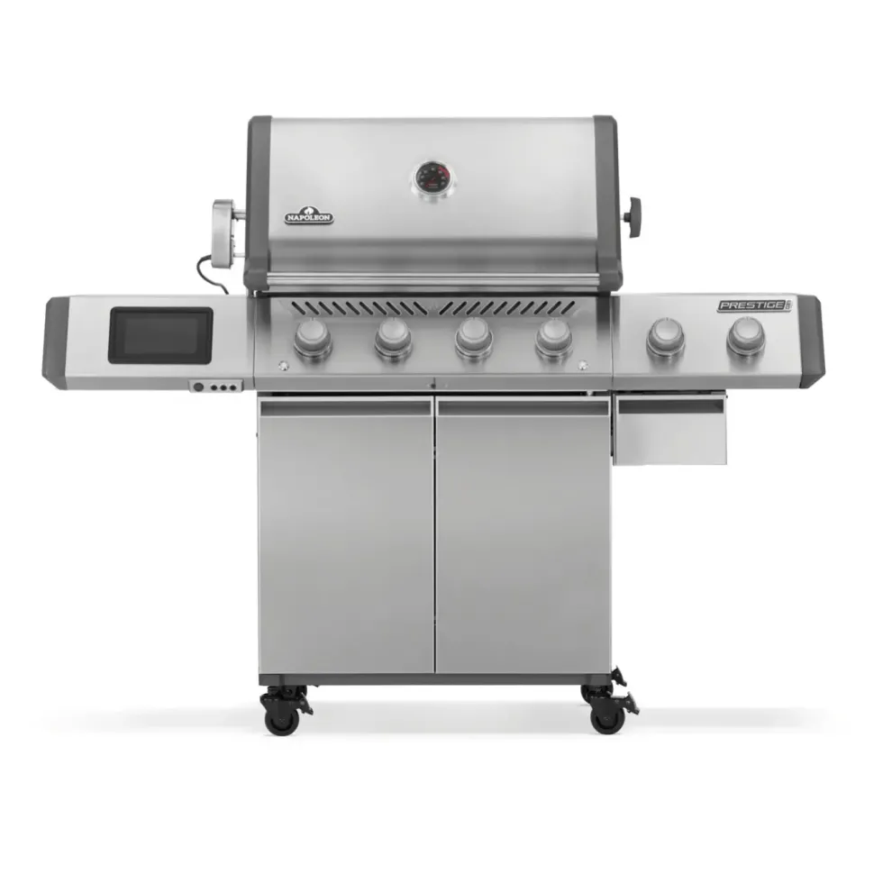 Barbecue gaz inox Napoléon Prestige Pro 500 4 brûleurs - 166 x 66 x 129,5 cm