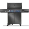 Barbecue gaz noir connecté Napoléon Prestige 500 Phantom 4 brûleurs - 168 x 67 x 127 cm