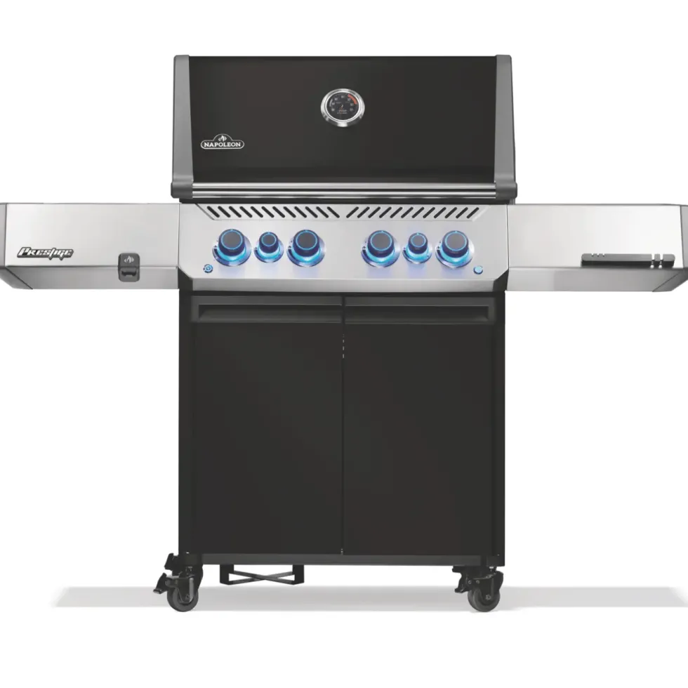 Barbecue gaz noir Napoléon Prestige 500 RSIB - 166 x 66 x 129,5 cm