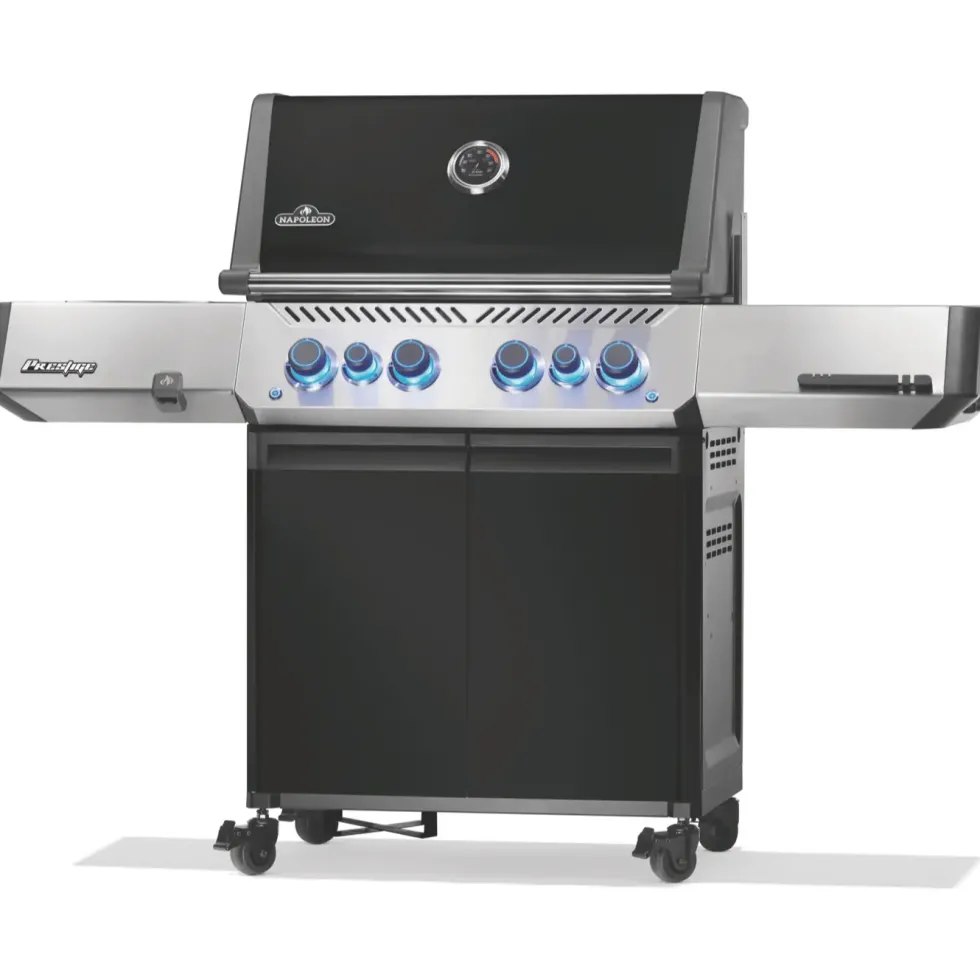Barbecue gaz noir Napoléon Prestige 500 RSIB - 166 x 66 x 129,5 cm