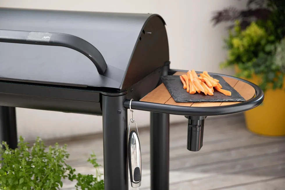 Barbecue Grand Chef en fonte et en acier 138 x 58 x 96 cm