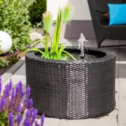 Bassin pour Patio solaire en rotin