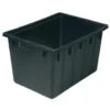 Bassin rectangulaire noir Victoria Quadro III - 80x63x38 cm