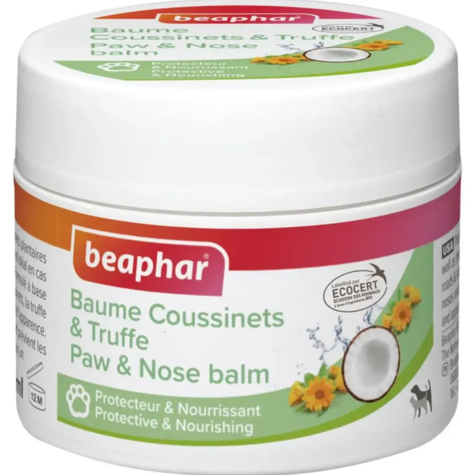 Baume coussinets et truffe pour chien et chat Beaphar - 50 ml