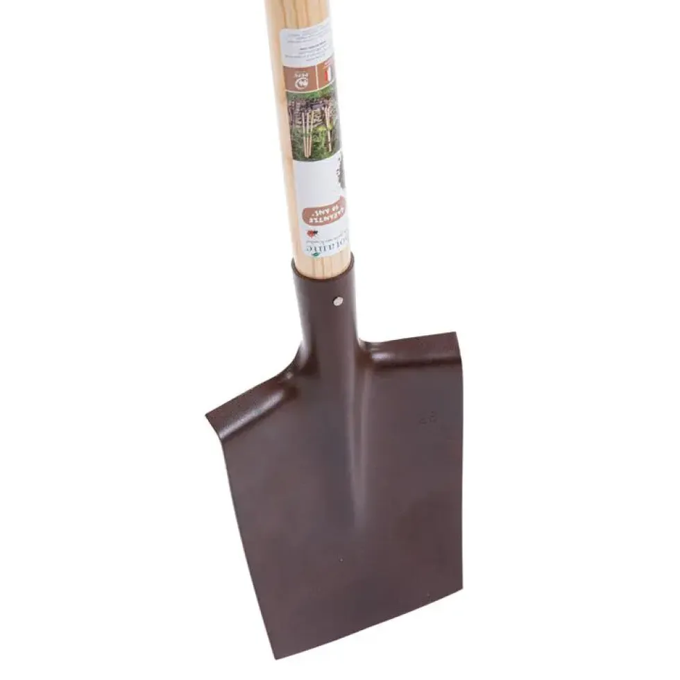 Bêche à rebord col de cygne et manche béquille botanic® - 28 cm