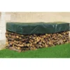Bâche tas de bois coloris vert 1,50x6 m