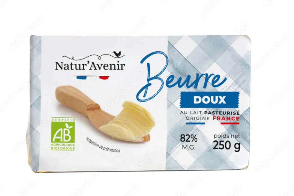 Beurre doux bio Natur’Avenir – 250 g