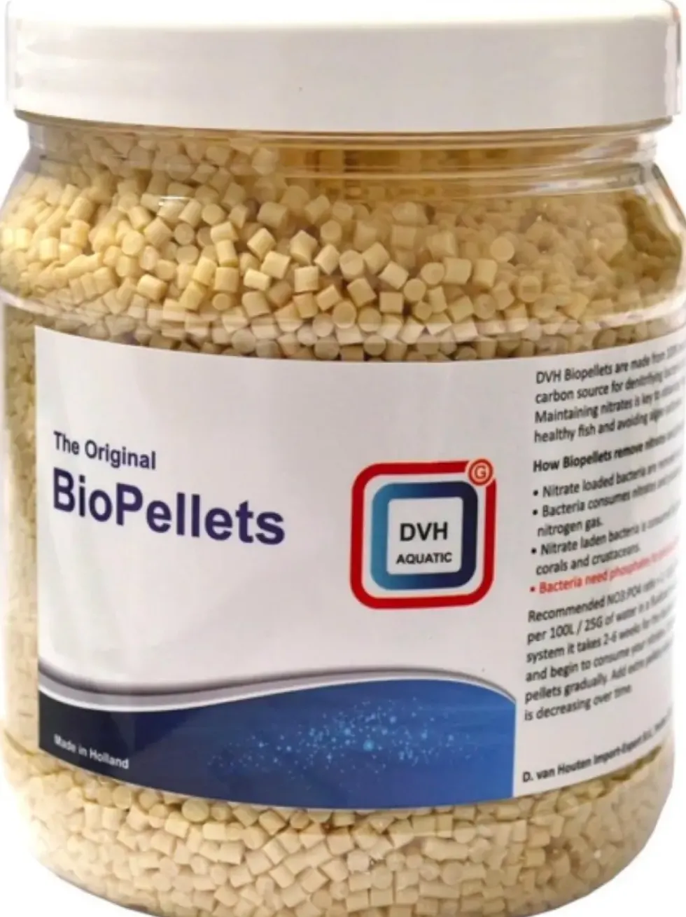Biopellets réducteurs de nitrates, 500ml - DVH AQUATIC NP