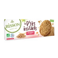 Biscuits bio Les P’tits instants céréales en sachet fraîcheur Bisson - 150 g