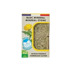 Bloc minéral eden au pissenlit gris 2 x 200