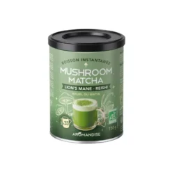Boisson instantanée Mushroom matcha bio Lion’s mane Aromandise - 150 g