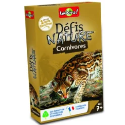 Boite de jeu Défis Nature sur le thème des carnivores