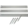 Bordure de jardin en métal gris Nature Outside Living - 264 x 10,2 cm