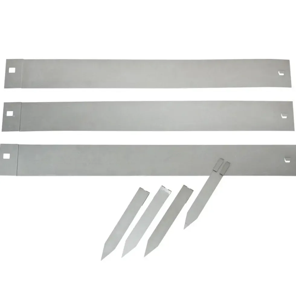 Bordure de jardin en métal gris Nature Outside Living - 264 x 10,2 cm
