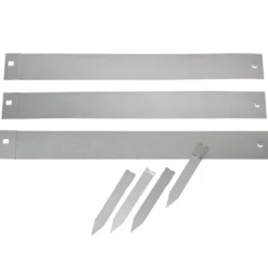 Bordure de jardin en métal gris Nature Outside Living - 264 x 10,2 cm