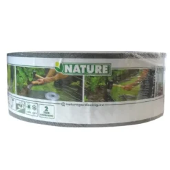 Bordure de jardin synthétique coloris gris Nature Outside Living - 10 m x H 7,5 cm