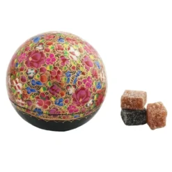 Boîte boule pâtes de fruit bio orange fraise poire gingembre Taloma - 70 g